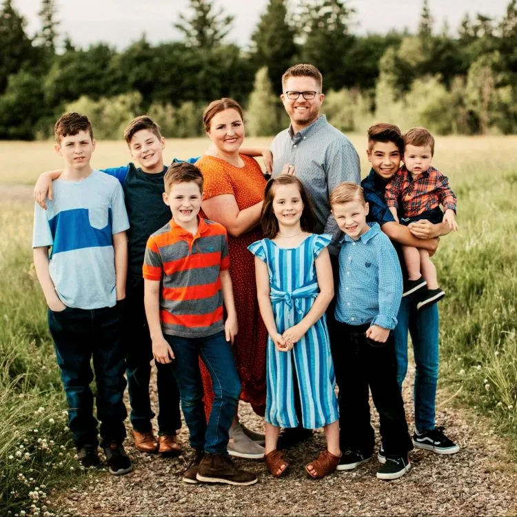 Dr. Jacob Hutchings with his family