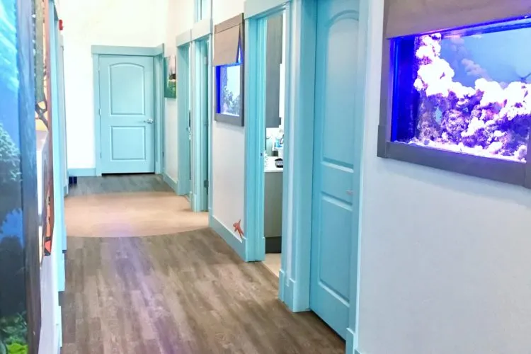 Hallway at the Payson pediatric dental office